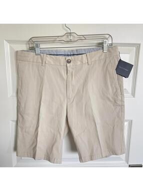 Scott Barber Beige Cotton Shorts Size 34